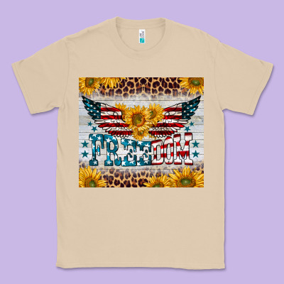 Freedom 4th Of July Classic Tee Designed By Barkaloodesign