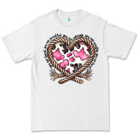 White western cowhide heart Premium Tee - CowhideDigitalArt