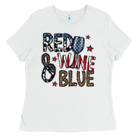 Red Wine Blue Ladies Tee | Teevron