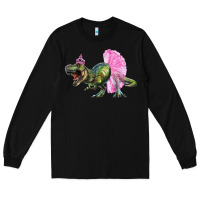 Black balerina t rex dinosaur with tutu Long Sleeve Tee - Artiststas