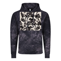 Cloud Black black and white cowhide tumbler Vintage Hoodie - BarkalooDesign
