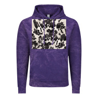 Cloud Purple black and white cowhide tumbler Vintage Hoodie - BarkalooDesign