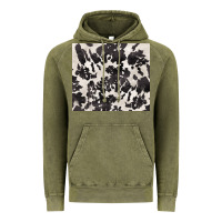 Vintage Olive black and white cowhide tumbler Vintage Hoodie - BarkalooDesign