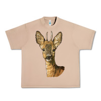 Burro Red brocket Deer Head Urban Heavy Tee - LillyAllenDesigns