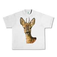 Lunar Rock Red brocket Deer Head Urban Heavy Tee - LillyAllenDesigns