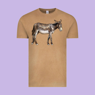American Mammoth Jackstock Donkey Vintage Tee Designed By Lillyallendesigns