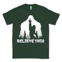Sports Green bigfoot t  shirt believe this t  shirt Classic Tee - linhVisuals