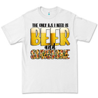 White The Only c B s I NeedIs Beer And Sunshine Premium Tee - CowhideDigitalArt