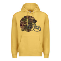 Antique Gold American football helmet Premium Hoodie - BarkalooDesign