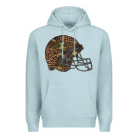 Blue Mist American football helmet Premium Hoodie - BarkalooDesign
