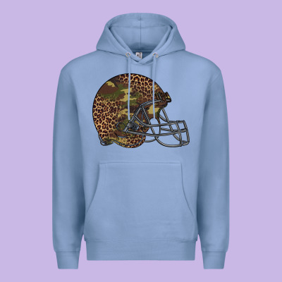 American Football Helmet Premium Hoodie Designed By Barkaloodesign