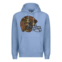 Colony Blue American football helmet Premium Hoodie - BarkalooDesign