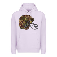 Lilac American football helmet Premium Hoodie - BarkalooDesign