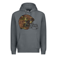 Rock American football helmet Premium Hoodie - BarkalooDesign