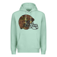 Seafoam American football helmet Premium Hoodie - BarkalooDesign