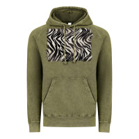 Vintage Olive zebra pattern background Vintage Hoodie - BarkalooDesign