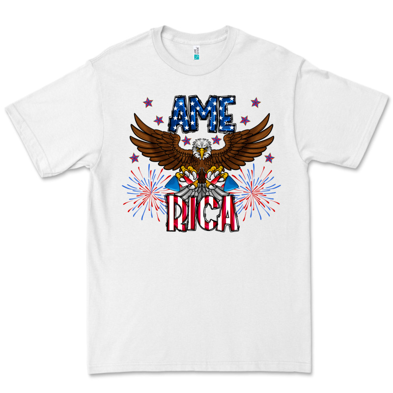 America Eagle Premium Tee by CowhideDigitalArt | Teevron