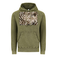 Vintage Olive brown zebra pattern background Vintage Hoodie - BarkalooDesign