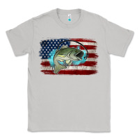 Moon Dust American Flag Fish Classic Tee - Jasminsmagicworld