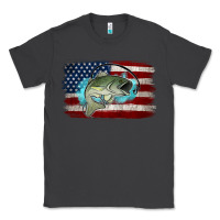 Smoke American Flag Fish Classic Tee - Jasminsmagicworld