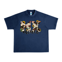 Navy mexico state cowhide serape cactus Urban Heavy Tee - RanaPortraitStore