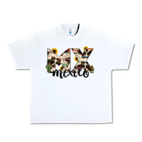 White mexico state cowhide serape cactus Urban Heavy Tee - RanaPortraitStore