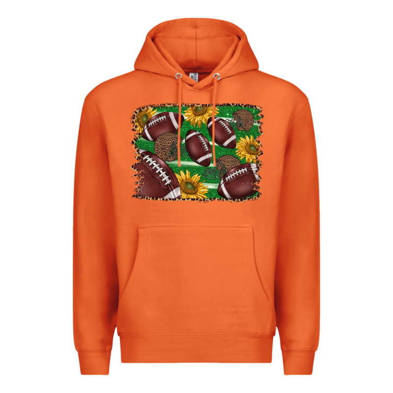 American Football Background Premium Hoodie by BarkalooDesign | Teevron