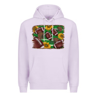 Lilac American football background Premium Hoodie - BarkalooDesign