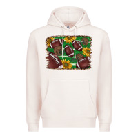 Pale Pink American football background Premium Hoodie - BarkalooDesign