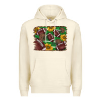 Sandshell American football background Premium Hoodie - BarkalooDesign