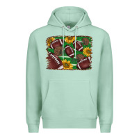 Seafoam American football background Premium Hoodie - BarkalooDesign