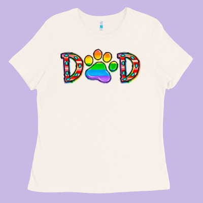 Dad Lgbt Ladies Tee Designed By Cowhidedigitalart