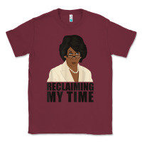 Burgundy maxine reclaiming my time funny political quote t shirt Classic Tee - baoMotion