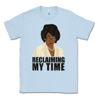 Dusty Blue maxine reclaiming my time funny political quote t shirt Classic Tee - baoMotion
