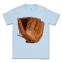 Dusty Blue baseball glove Classic Tee - FaDigitalArtStudio