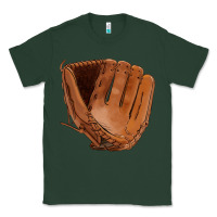 Sports Green baseball glove Classic Tee - FaDigitalArtStudio