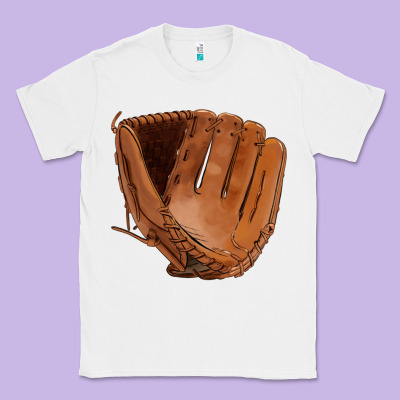 Baseball Glove Classic Tee Designed By Fadigitalartstudio
