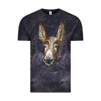 Cloud Black american mammoth jackstock donkey  face Vintage Tee - LillyAllenDesigns