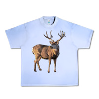 Grape Ice Mule Buck Deer Urban Heavy Tee - LillyAllenDesigns
