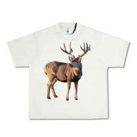 Pistachio Mule Buck Deer Urban Heavy Tee - LillyAllenDesigns