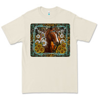 Bone Western Horse Mouse Pad Premium Tee - CowhideDigitalArt