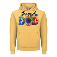 Vintage Mustard proud dad autism Vintage Hoodie - BarkalooDesign