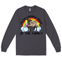 Smoke i'm the rainbow sheep of the family suffolk sheep black face sheep Long Sleeve Tee - Artiststas