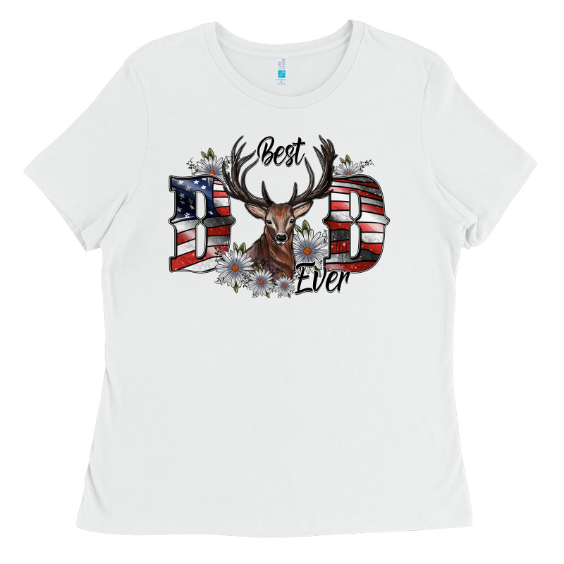 Best Dad Ever Ladies Tee by SublimationCraftShop | Teevron