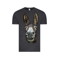 Vintage Black Donkey  Face Vintage Tee - LillyAllenDesigns