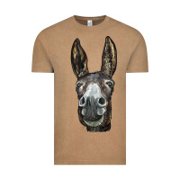 Vintage Coffee Donkey  Face Vintage Tee - LillyAllenDesigns