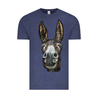 Vintage Denim Donkey  Face Vintage Tee - LillyAllenDesigns