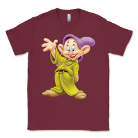 Burgundy dopey Classic Tee - baoMotion