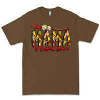 Cacao this mama is raising ballers softball and baseball Premium Tee - CowhideDigitalArt