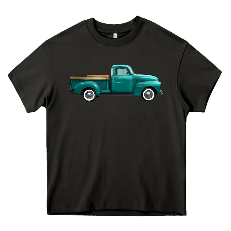 Western Truck Side View Heavy Core Tee by FaDigitalArtStudio | Teevron